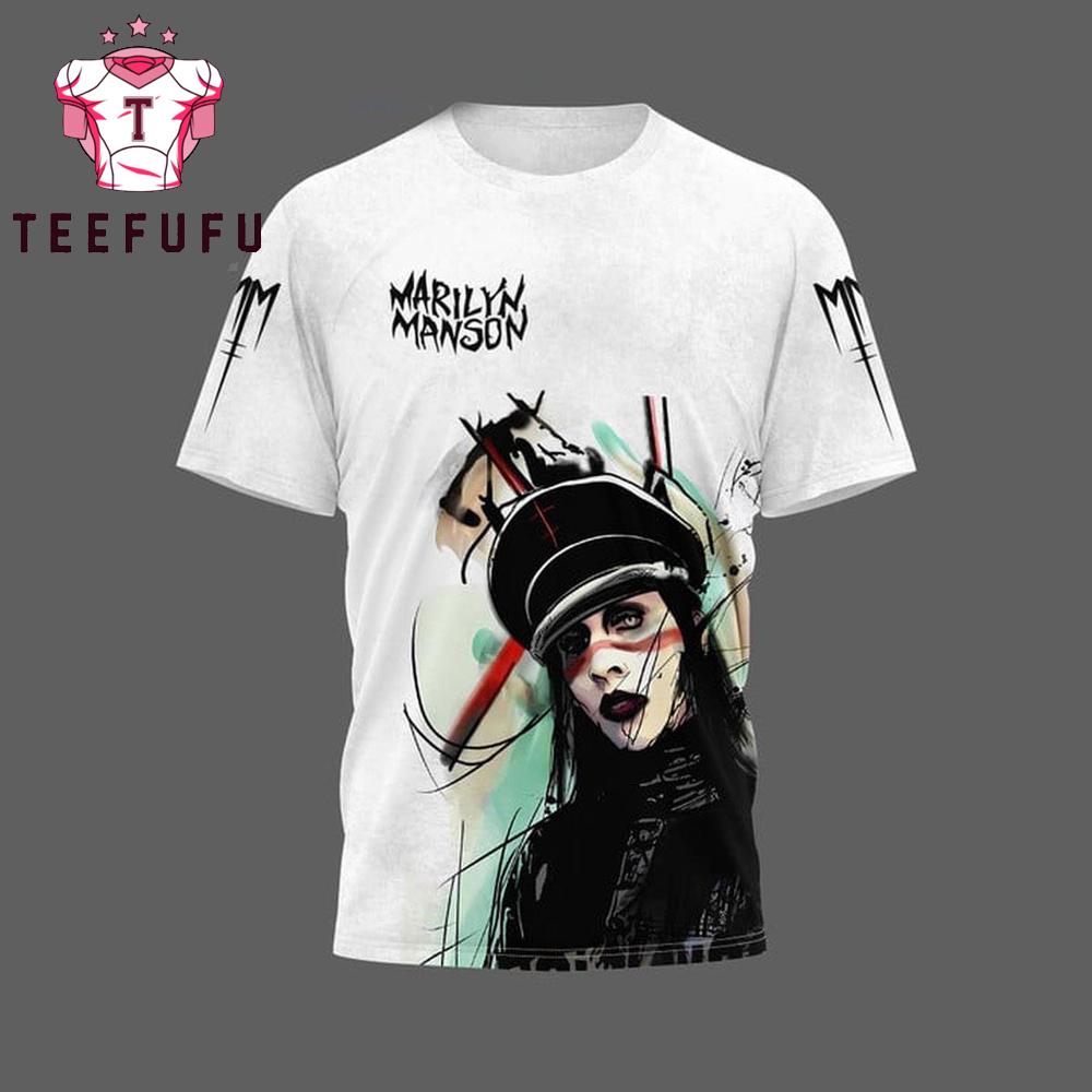 2025 Marilyn Manson Hey You What Do You 3D T Shirt