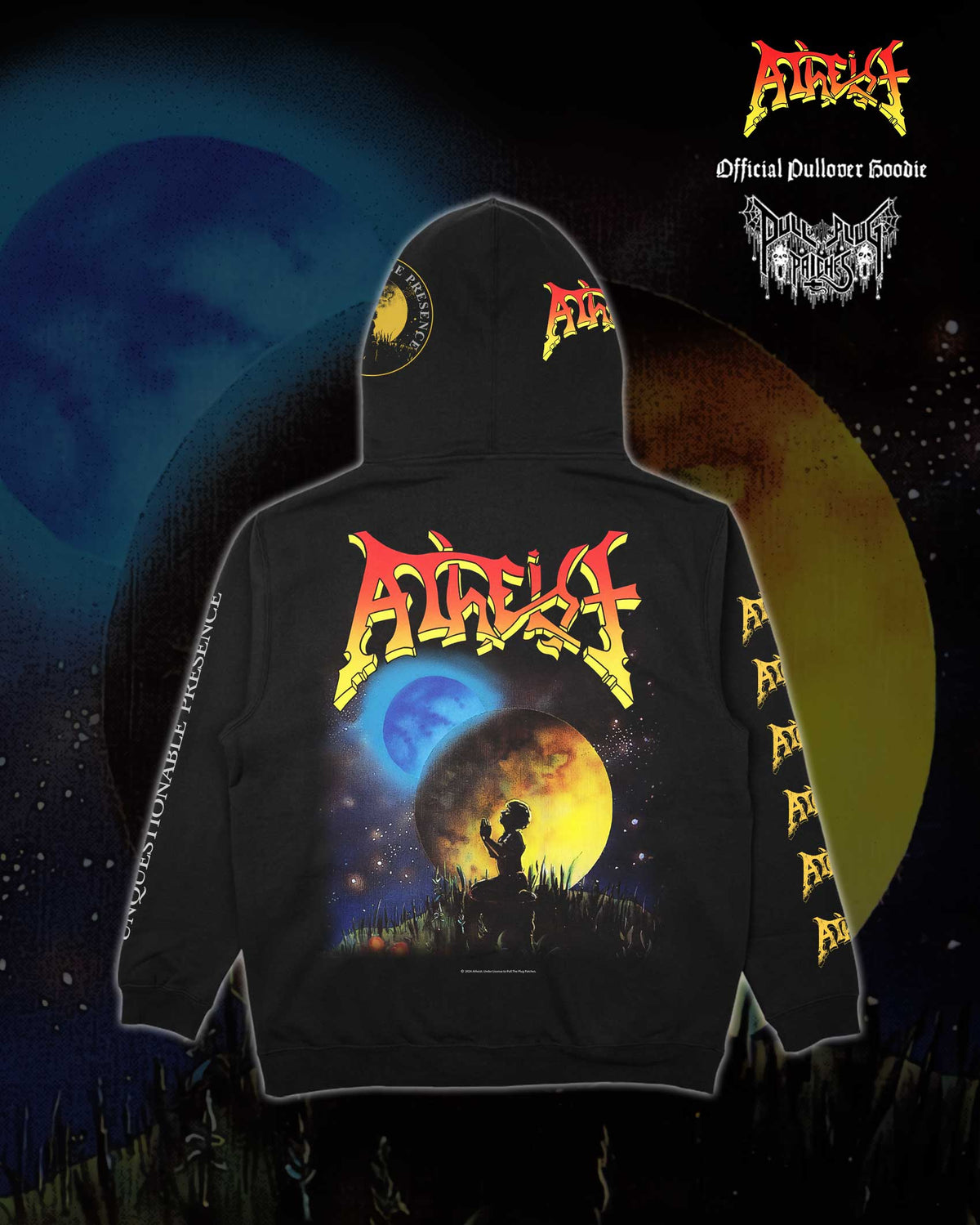 Atheist - Unquestionable Presence - Deluxe Pullover Hoodie