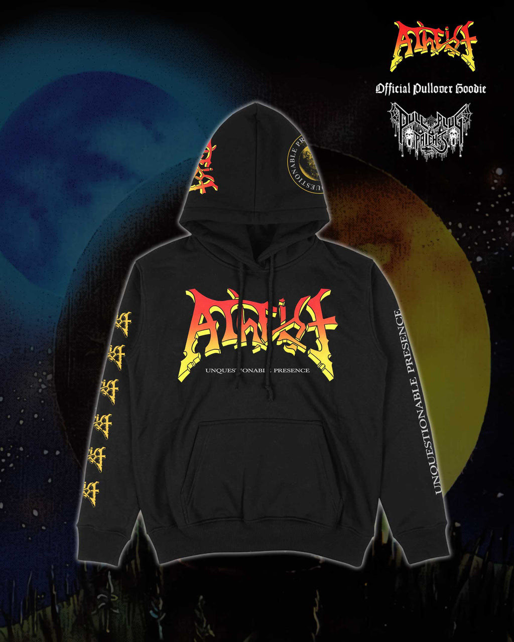 Atheist - Unquestionable Presence - Deluxe Pullover Hoodie