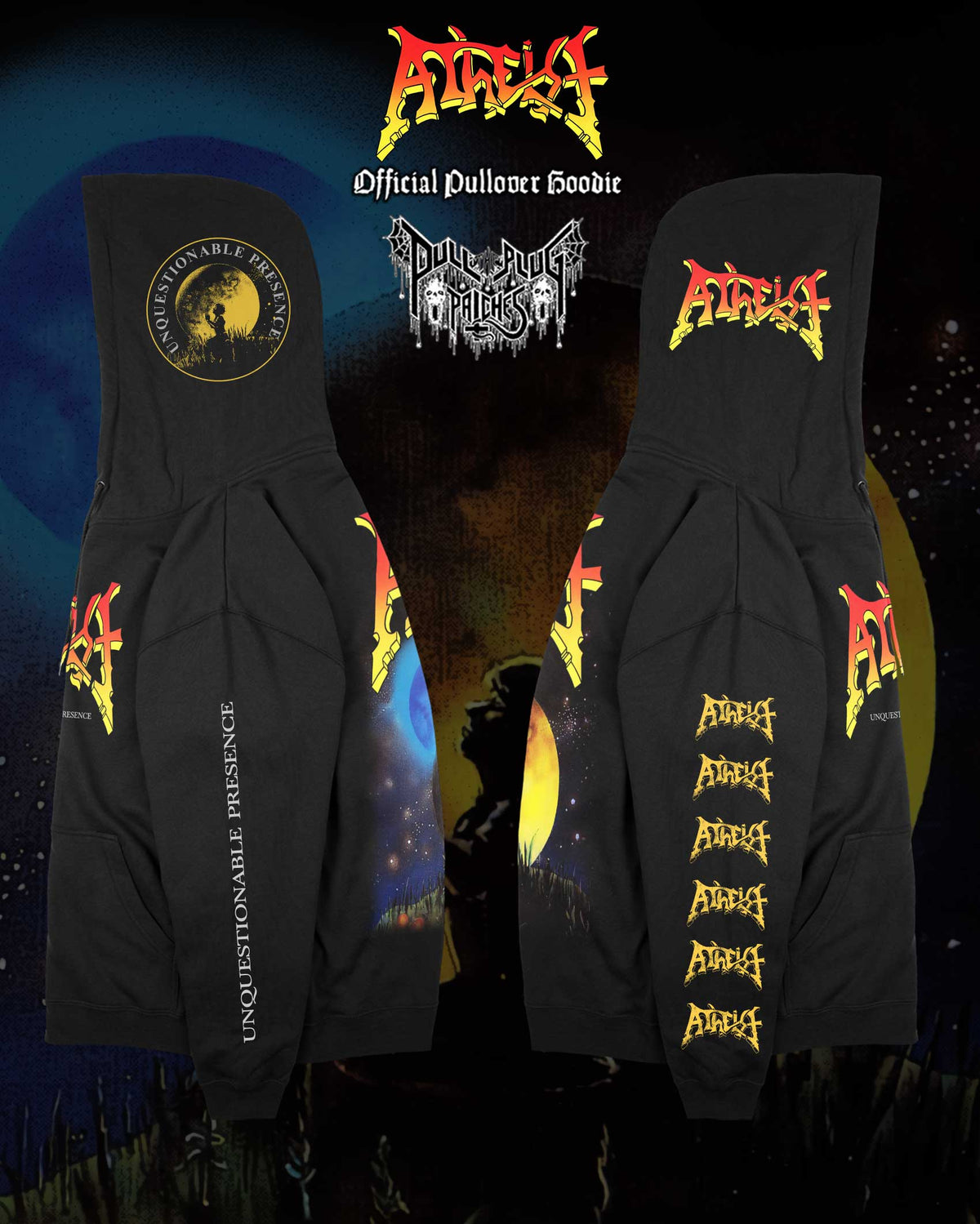 Atheist - Unquestionable Presence - Deluxe Pullover Hoodie