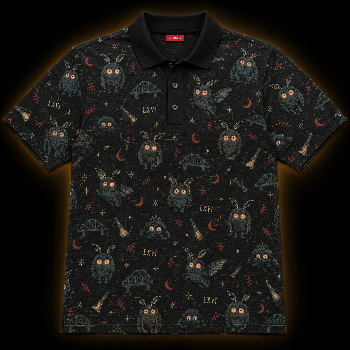 Mothboy LXVI — Mothman Polo Shirt