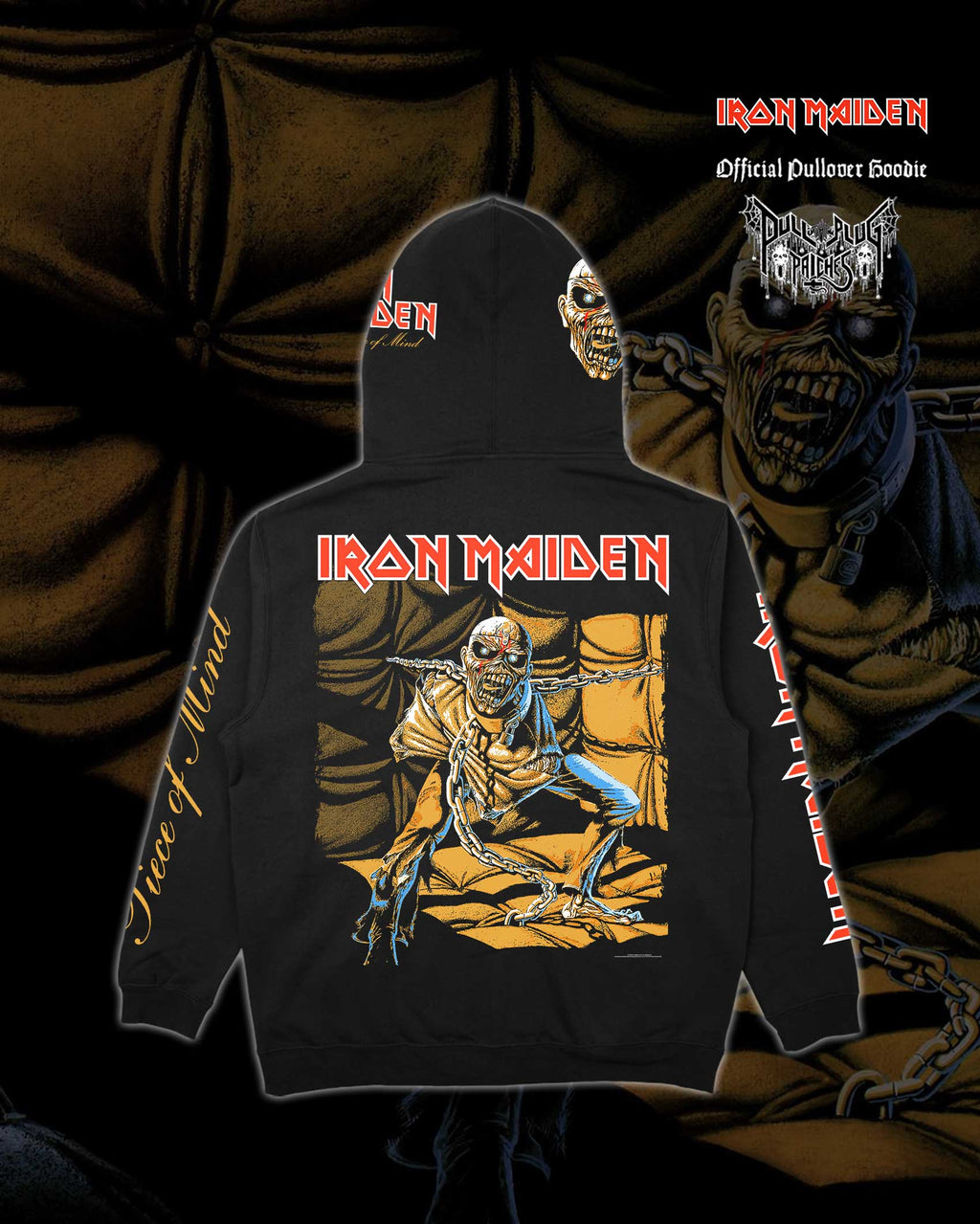Iron Maiden - Piece Of Mind - Deluxe Pullover Hoodie