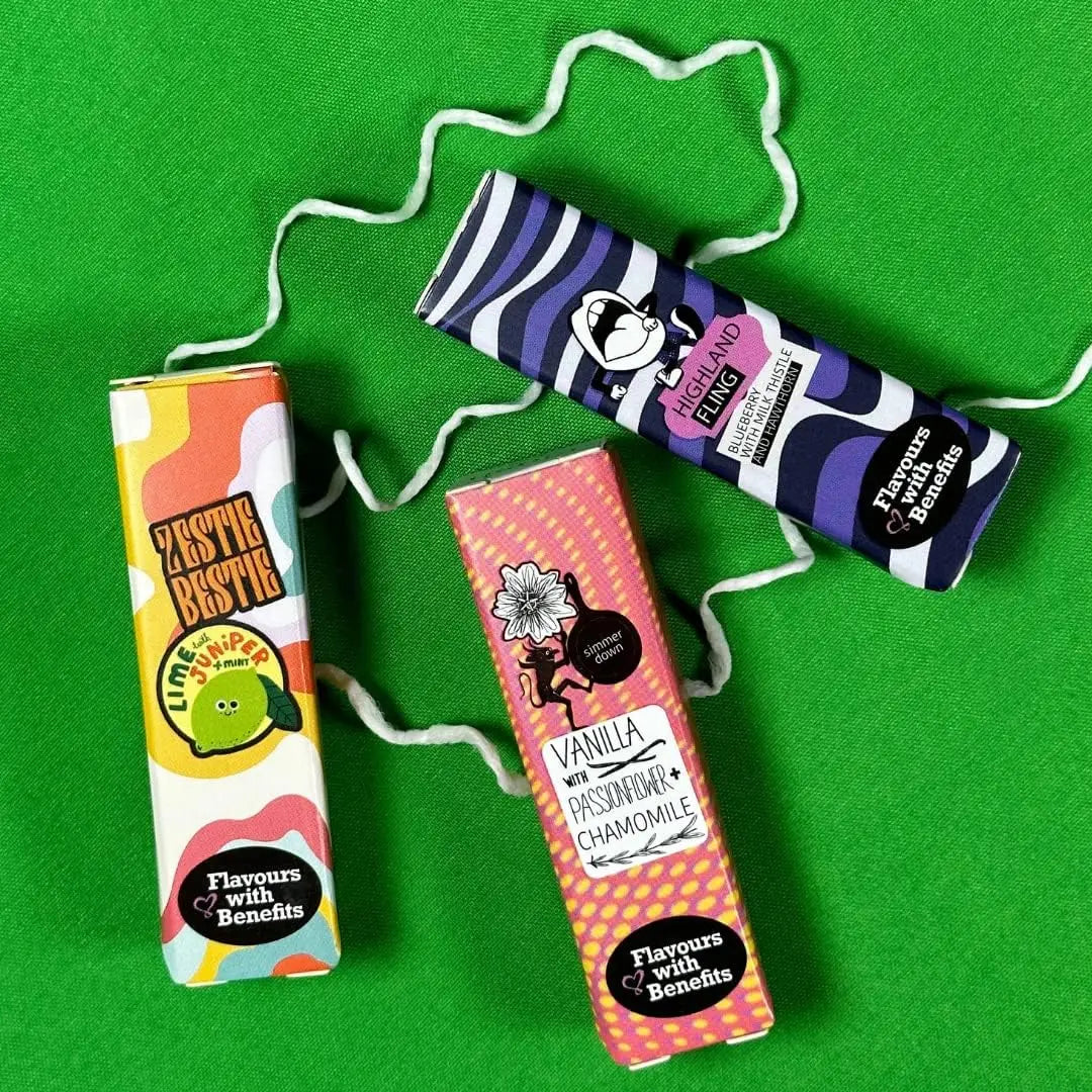 Expanding Thick Floss for Sensitive Gums | Blueberry, Lime & Mint, Vanilla Flavors