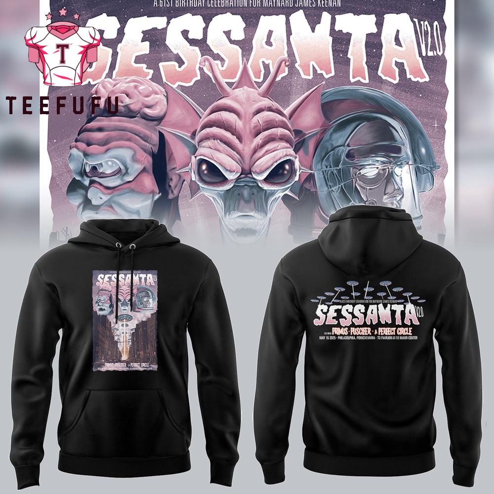 A Perfect Circle x Tour Sessanta V2.0 2025 3D Printed Hoodie