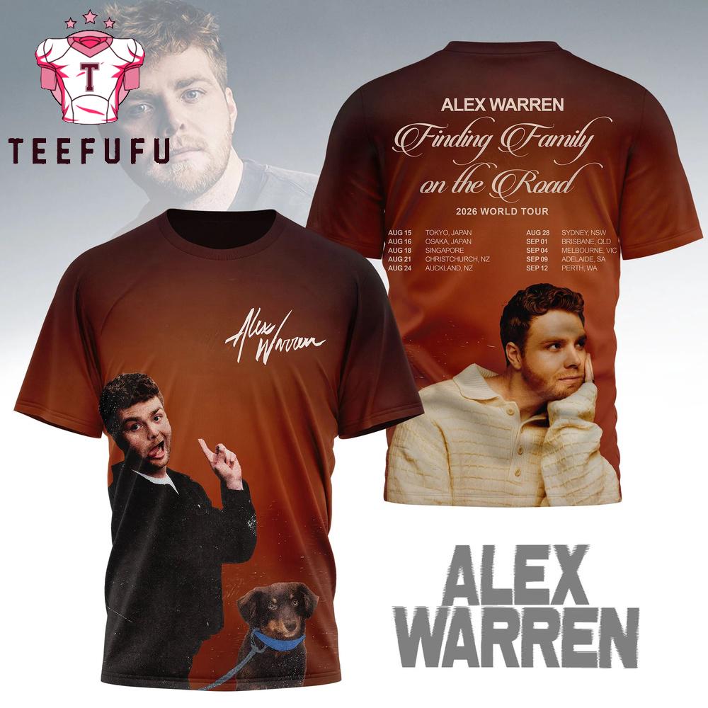 Alex Warren 2026 World Tour T Shirt