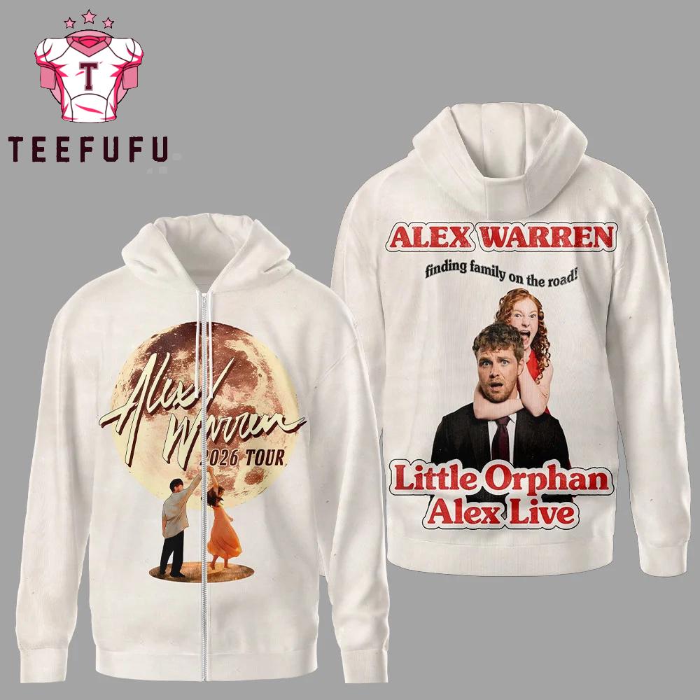 Alex Warren Finding Family on the Roand 2026 Tour Hoodie