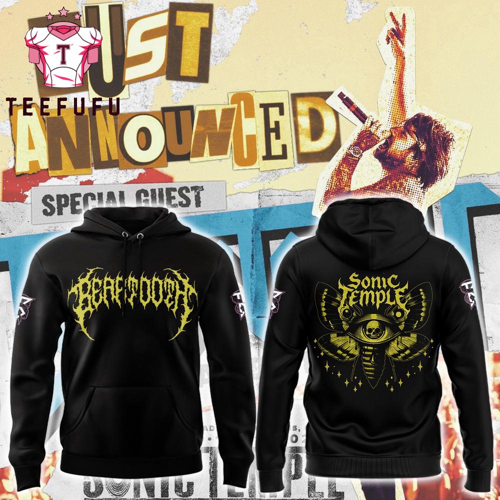 Beartooth Just Announced x Sonic Temple 2025 Logo Music Black Hoodie