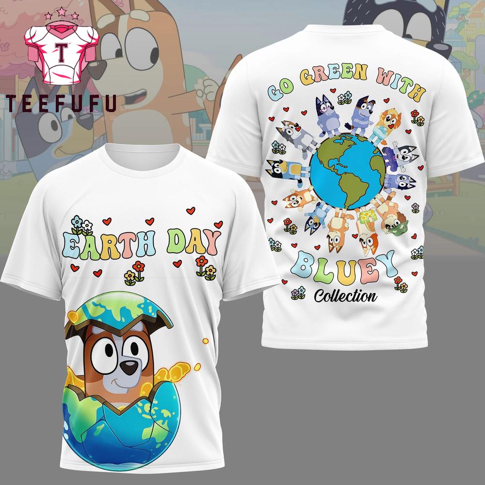 Bluey Happy Earth Day 2026 T Shirt