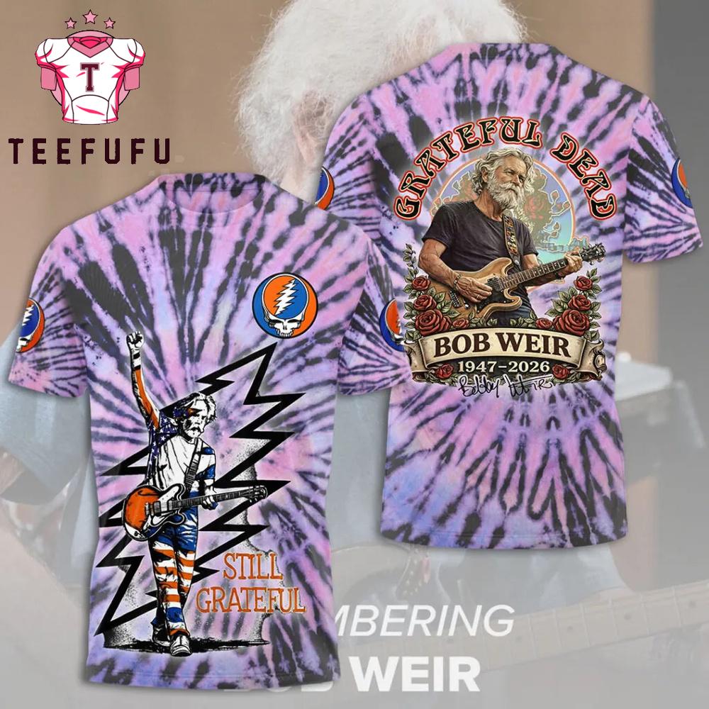 Bob Weir Grateful Dead Psychedelic Rock Edition 3D Shirt