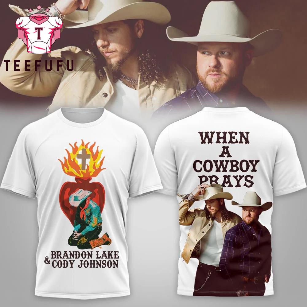 Brandon Lake And Cody Johnson 2026 Music Design White T Shirt