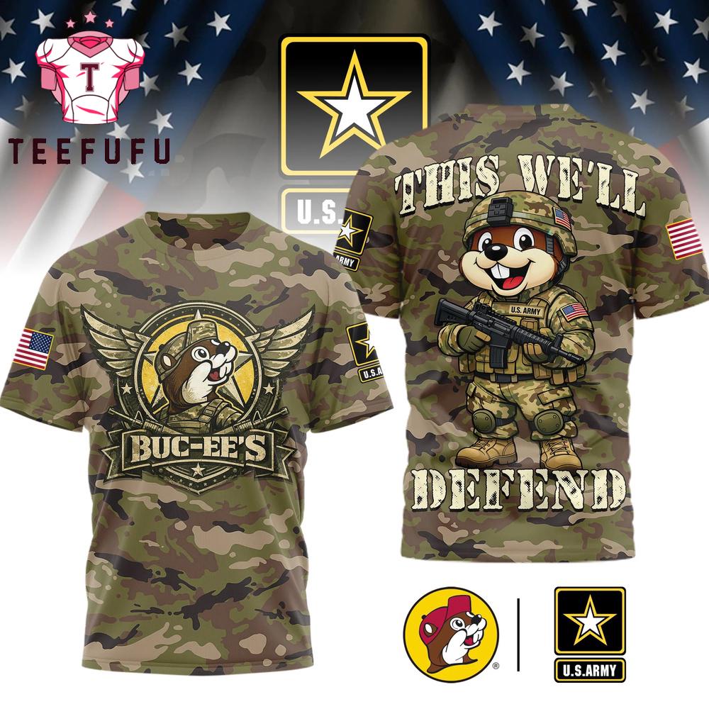 Buc-ee's US Army Veterans 2026 T Shirt