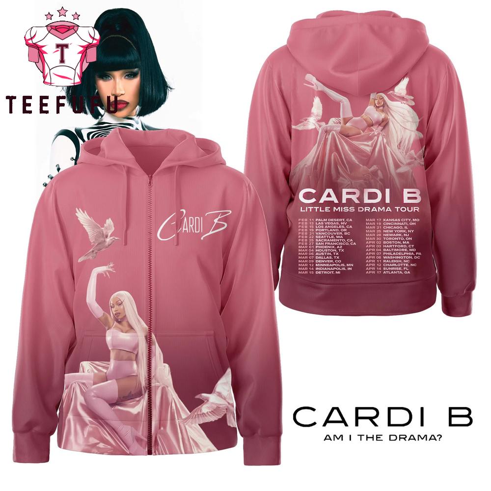 Cardi B Little Miss Drama Tour 2026 Hoodie Shirt