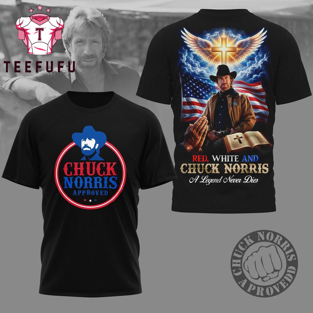 Chuck Norris Forever In Our Heart 3D T Shirt