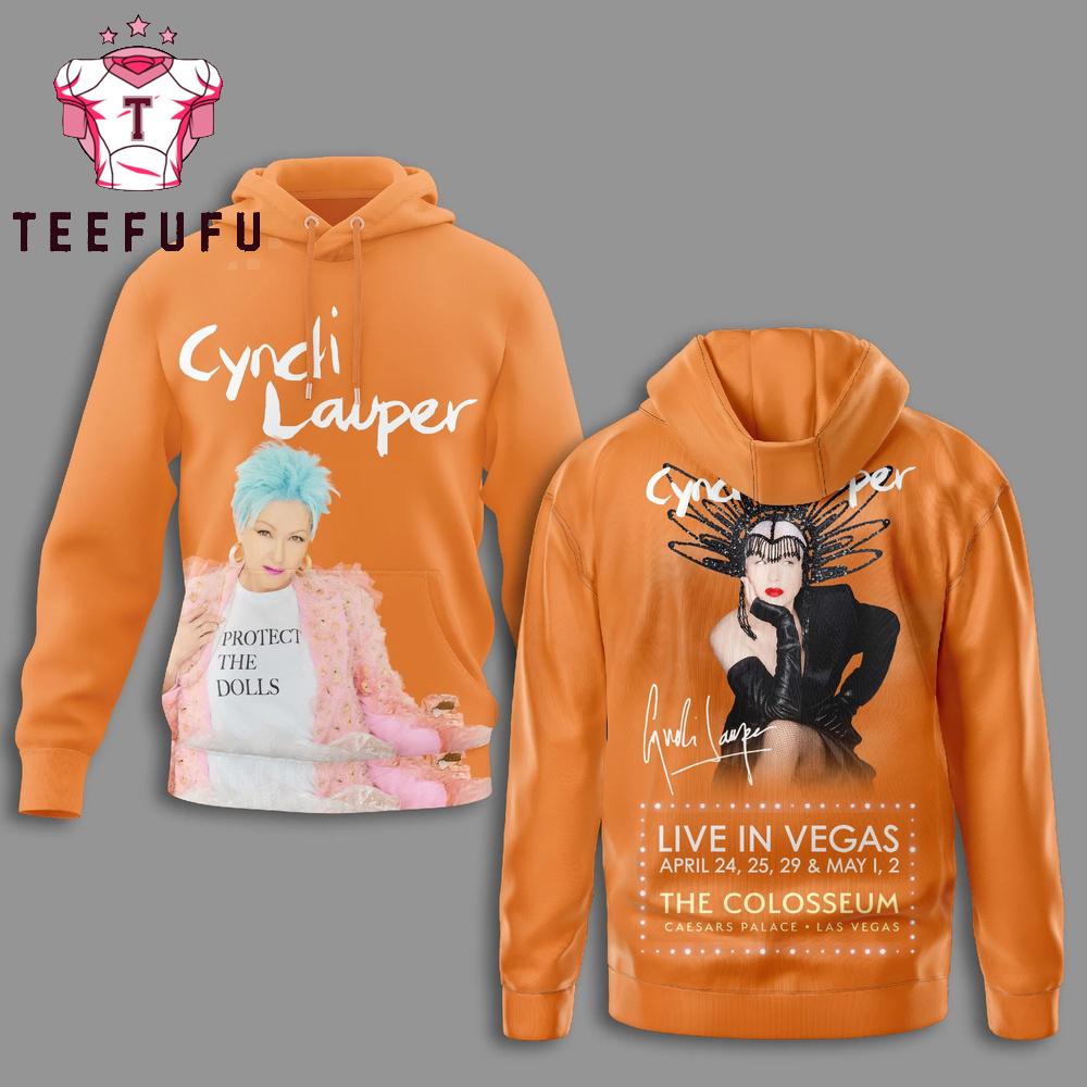 Cyndi Lauper Live in Vegas Graphic Signature 2025 Hoodie