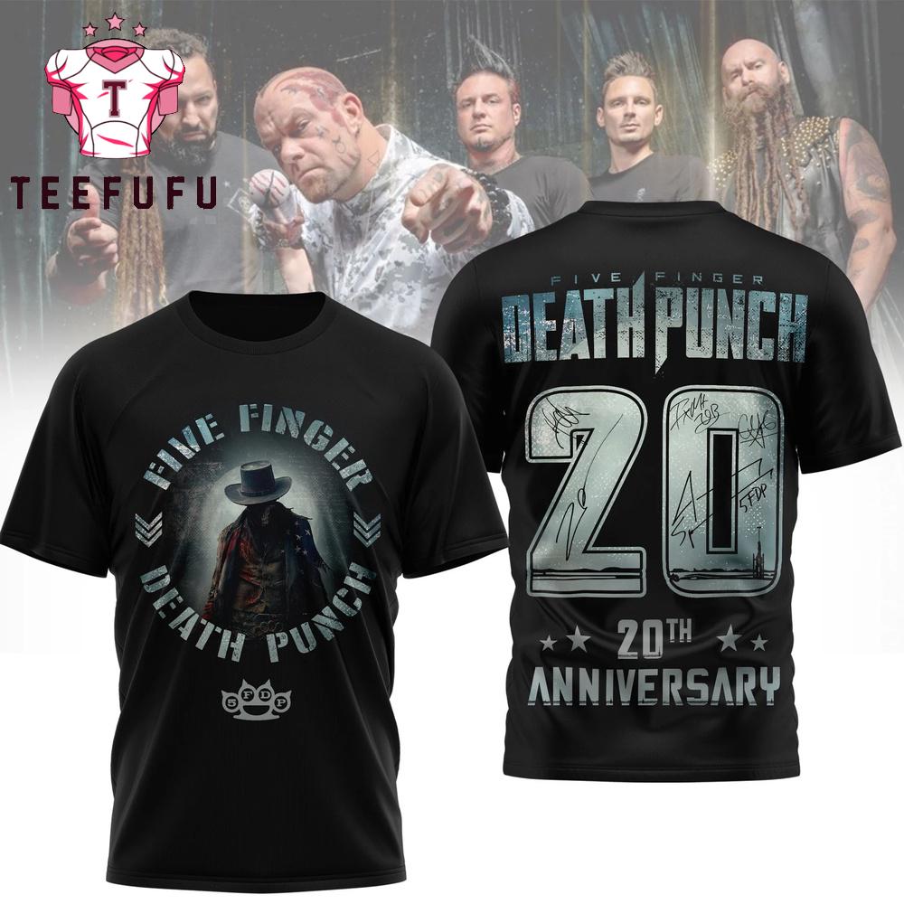 Five Finger Death Punch 20th Anniversary 3D Shirt