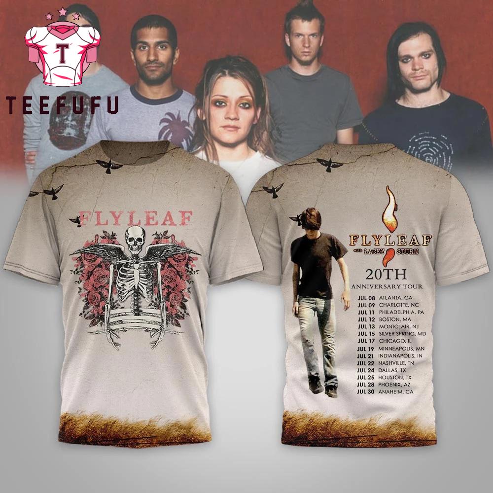 Flyleaf 20th Anniversary Tour 2026 3D Shirt