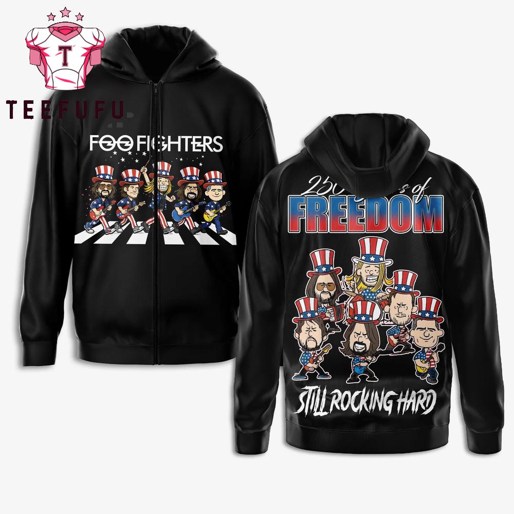 Foo Fighters 250 Years of Freedom America Hoodie