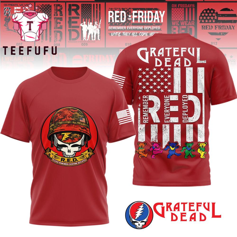 Grateful Dead 2026 Red Friday T Shirt