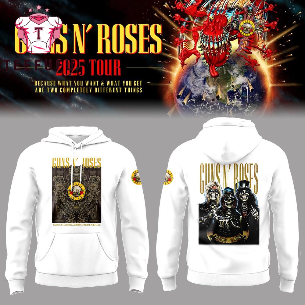 Guns N’ Roses Tour 2025 Skeleton Limited Edition Hoodie
