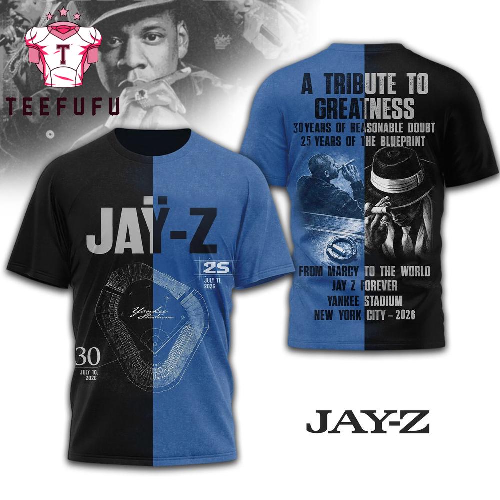 Jay-Z New York 2026 Tour T Shirt