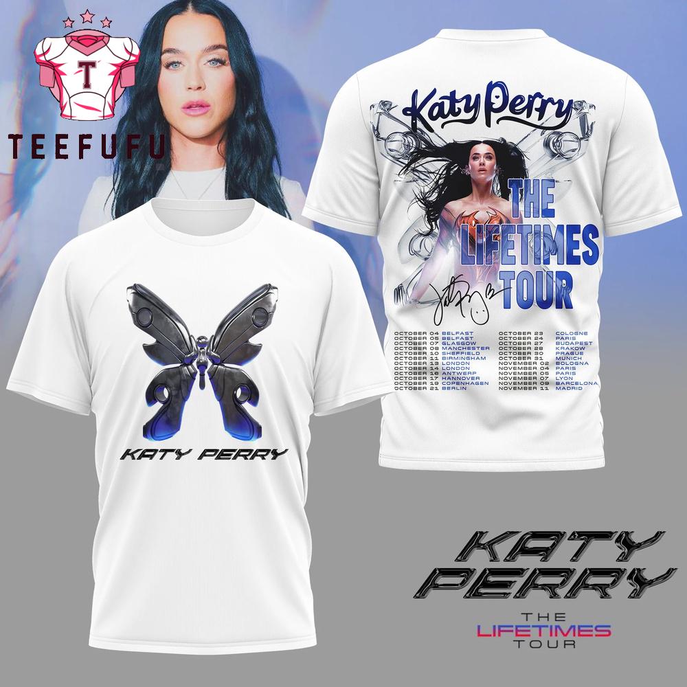 Katy Perry The Life Time Tour 2026 Limited 3D Shirt
