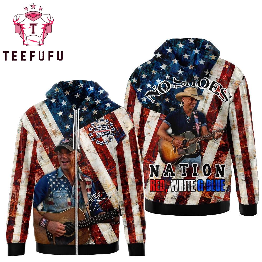Kenny Chesney 250 Years 1776-2026 American Hoodie