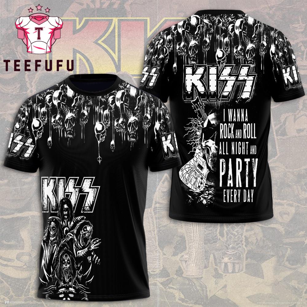Kiss Rock 'n' Roll 3D Shirt