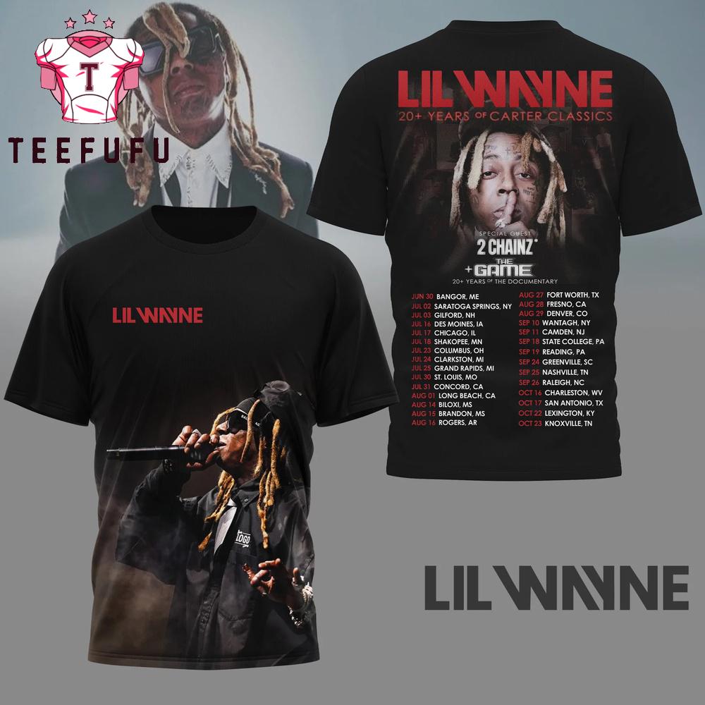 Lil Wayne 20 Years of Cater Classics 2026 T Shirt