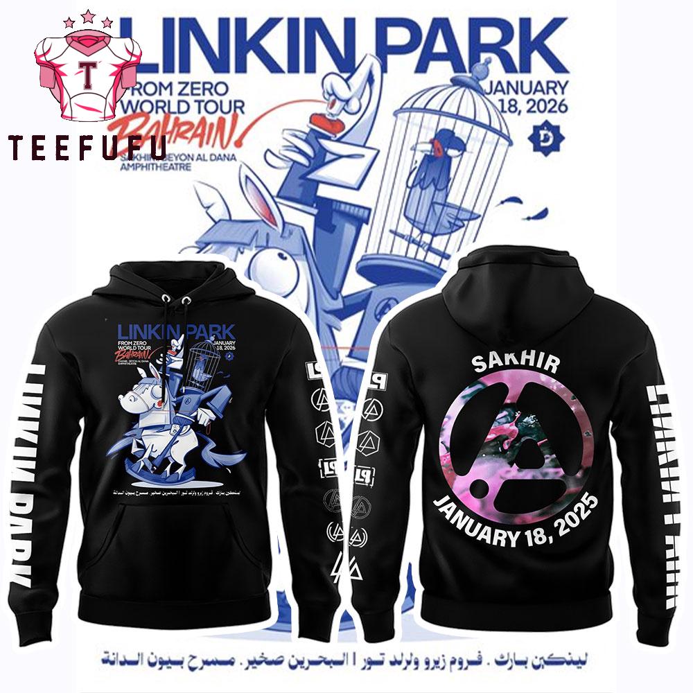 LINKIN PARK From Zero World Tour 2026 Black Hoodie