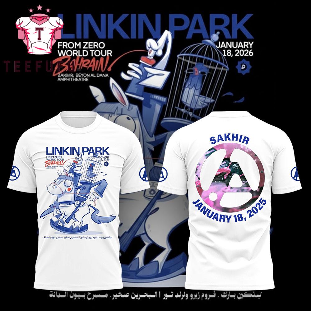 LINKIN PARK From Zero World Tour 2026 White Shirt