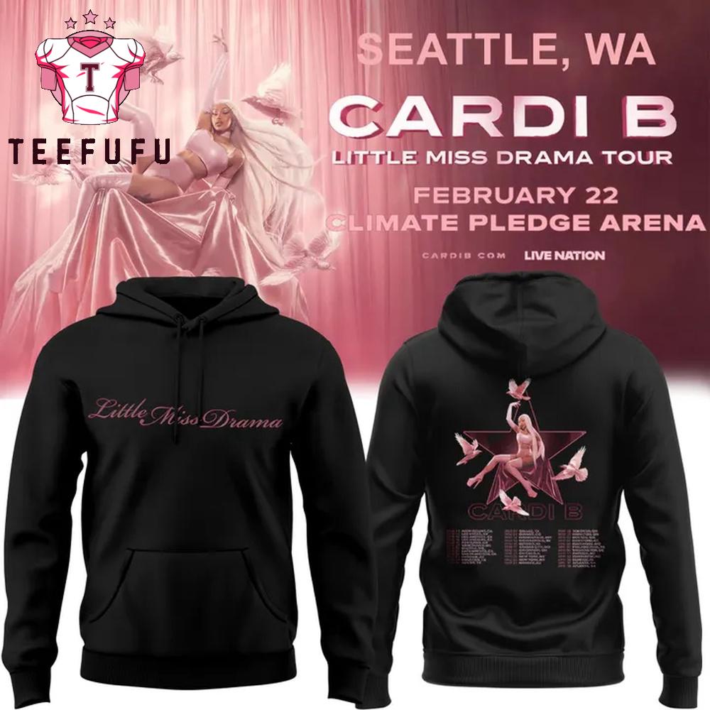 Little Miss Dramma Tour Cardi B 2026 Fan Hoodie