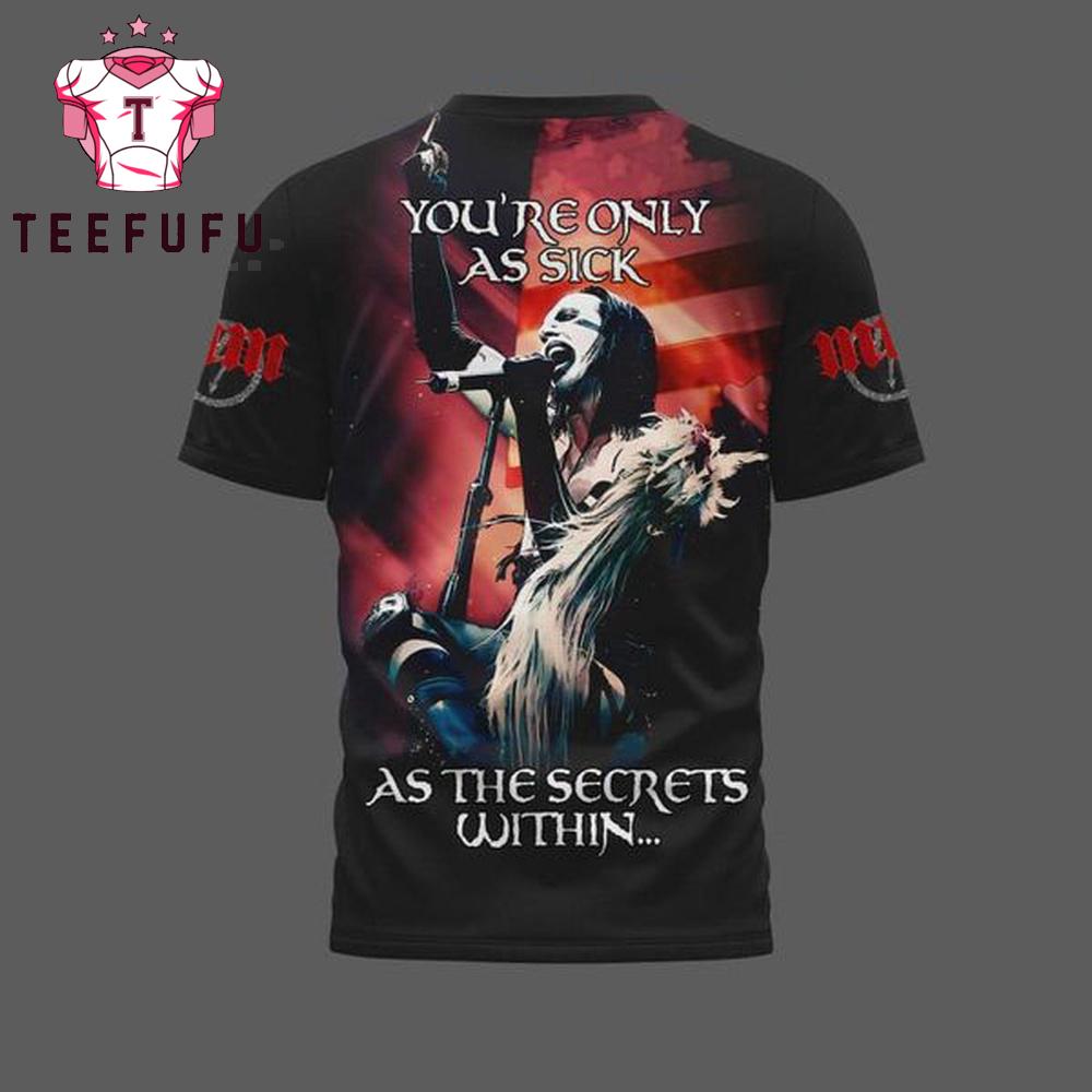 Marilyn Manson As Sick As The Secrets Within 3D Shirt