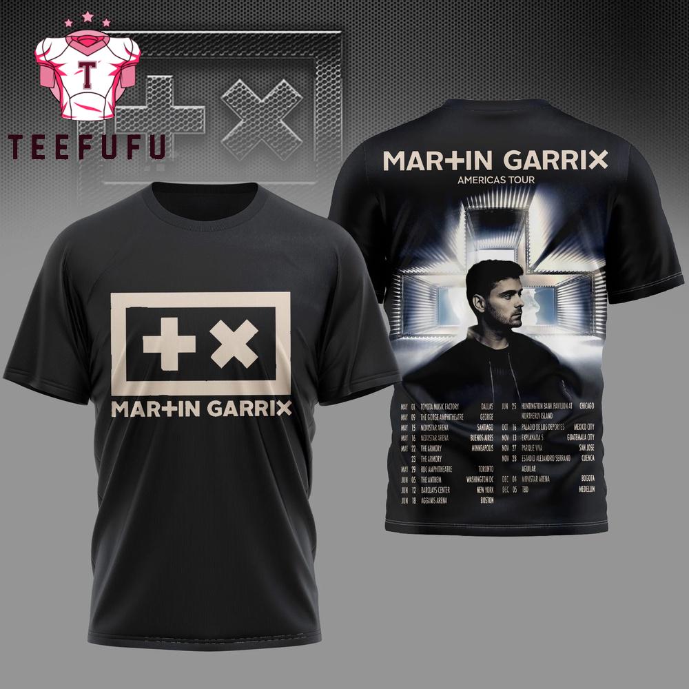 Martin Garrix Americas Tour 2026 Graphic Music 3D Shirt