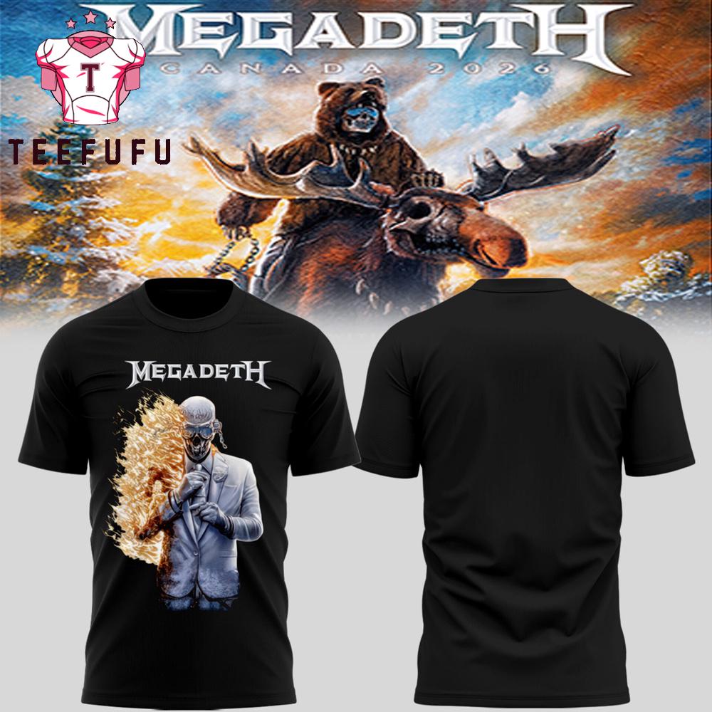 Megadeth Canada Tour 2026 Special New T Shirt