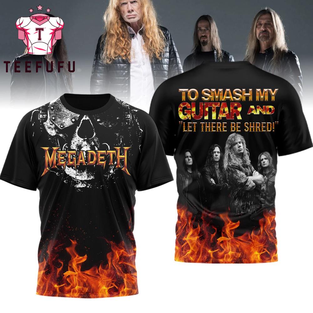 Megadeth Let There Be Shred Graphic Music 2026 3D Shirt