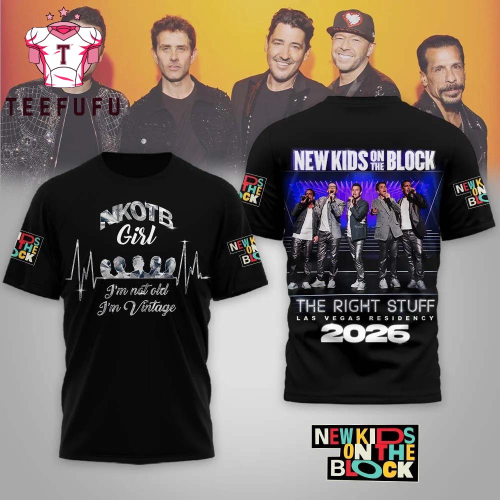 New Kids on the Block 2026 Tour 3D Shirt