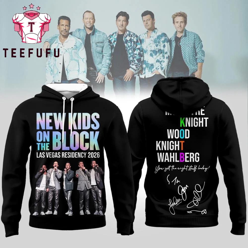 New Kids on the Block Las Vegas Residency 2026 Hoodie