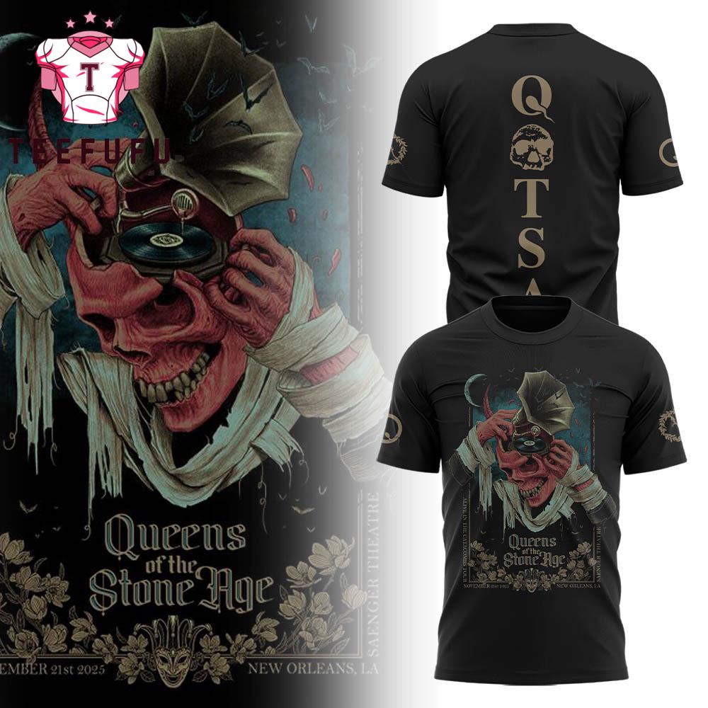 Queens of the Stone Age New Orleans, LA 2025 Tour T Shirt
