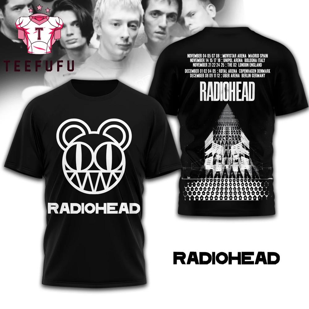 Radiohead Music 2026 Tour 3D Shirt