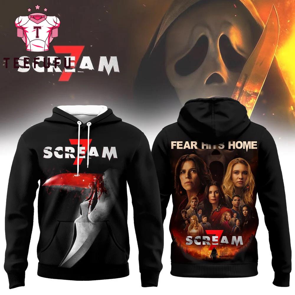 Scream 7 Fear Hits Home 2026 Hoodie