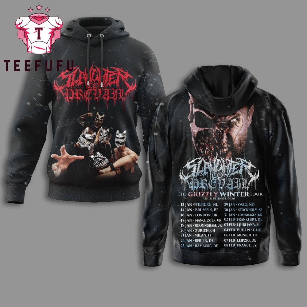Slaughter to Prevail the Grizzly Winter 2026 Tour Limited Hoodie