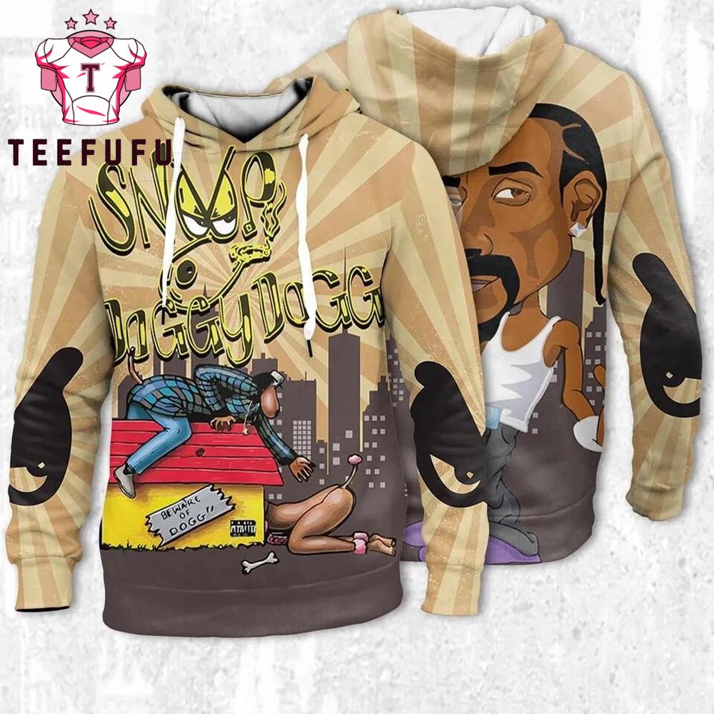 Snoop Dogg Vintage 90s Style Hoodie 3D