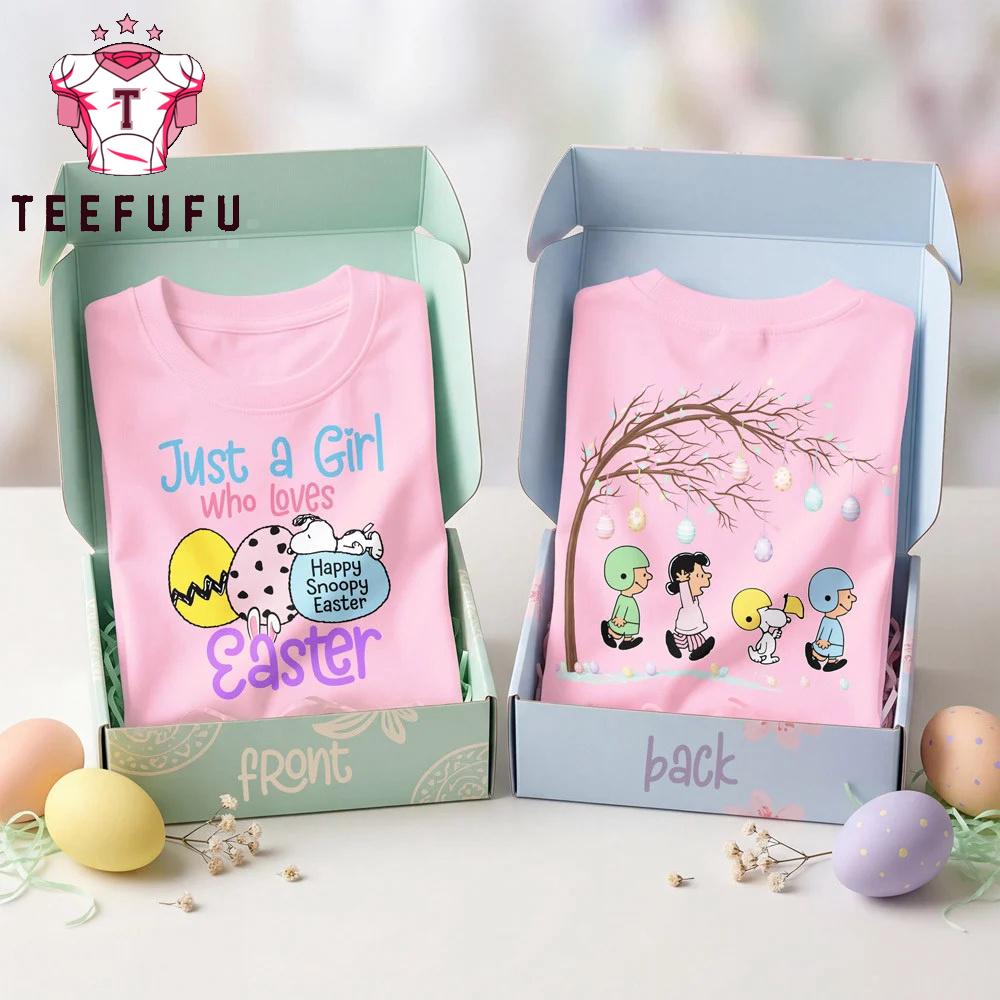 Snoopy Peanut 2026 Easter Pink 3D Shirt