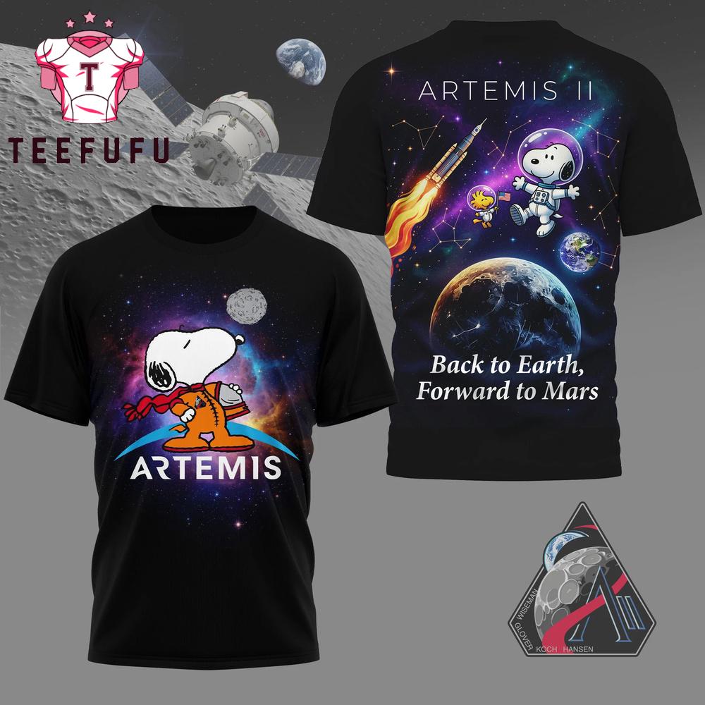 Snoopy x Artemis II T Shirt