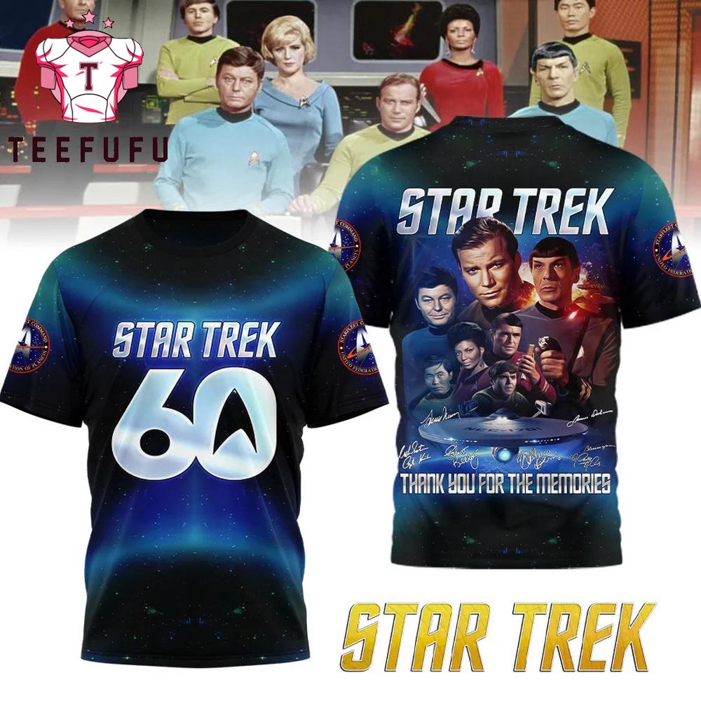 Star Trek 60th Anniversary 3D Shirt