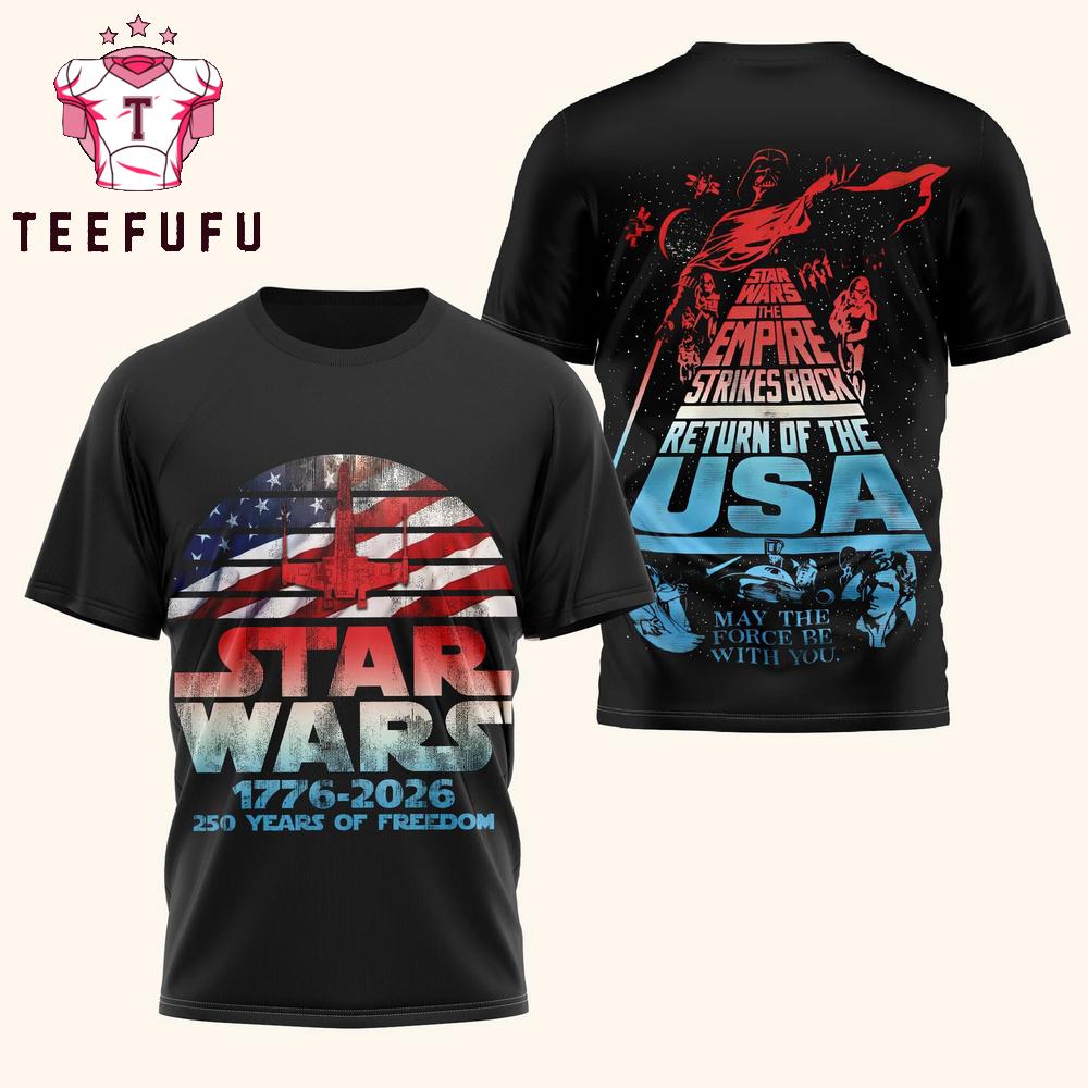 Star Wars America 250 Years Of Freedom 3D Shirt