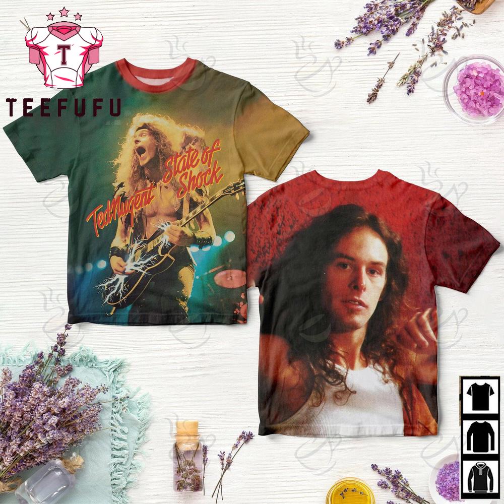 Ted Nugent State of Shock All Over Print Shirt