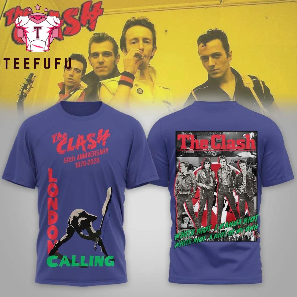 The Clash 50th Anniversary Limited 3D Shirt