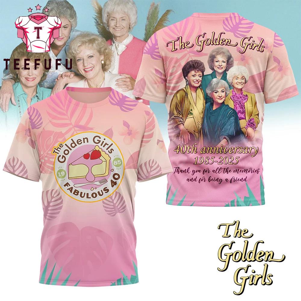 The Golden Girls 40th Anniversary 3D Shirt