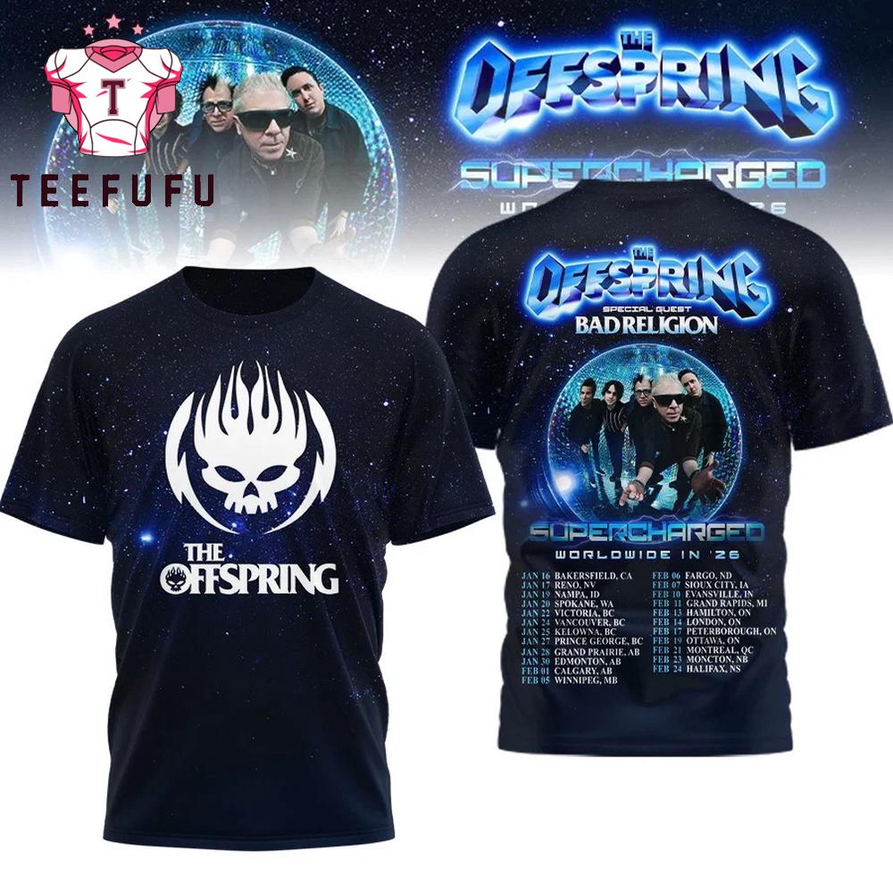 The Offspring Super Charged Worldwide in 2026 T Shirt